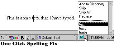 One Click Spell Check