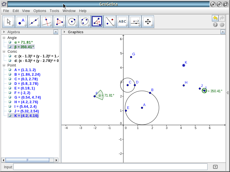 GeoGebra version 4.4.3 OS2