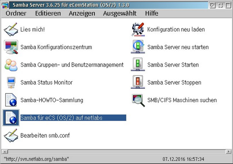 Samba Server 1.3 GA Refresh OS2