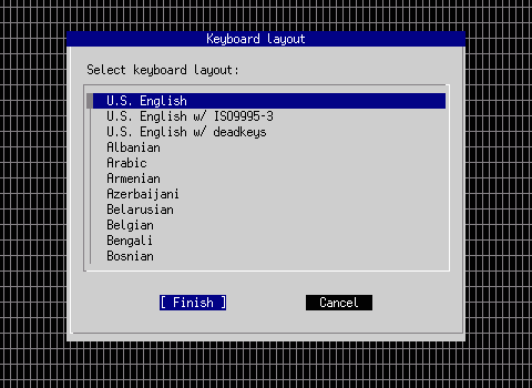 xf86cfg keyboard layout dialog