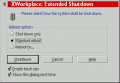 Confirmation dialog of XWorkplace's new eXtended Shutdown feature
