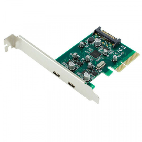 Asmedia asm1142 usb c pci e express card usb 3 1 2 port controller
